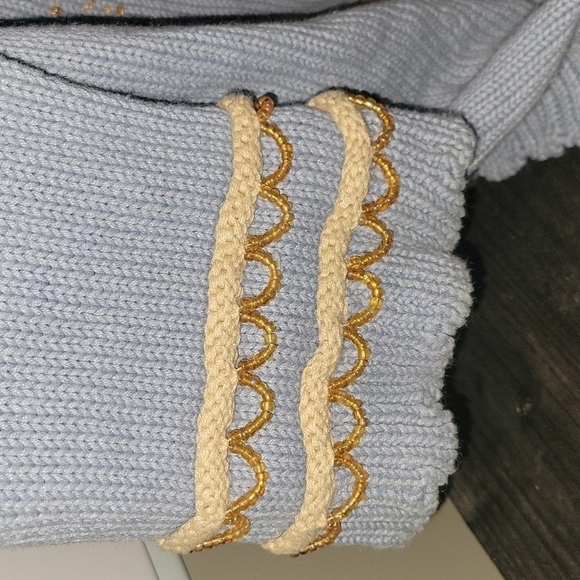 Storybook Knits Blue Embroidery Sweater - Picture 7 of 12